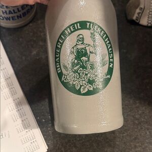 Othr Cream and Green Beer Stein